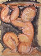 Amedeo Modigliani, Caryatid (mk39)